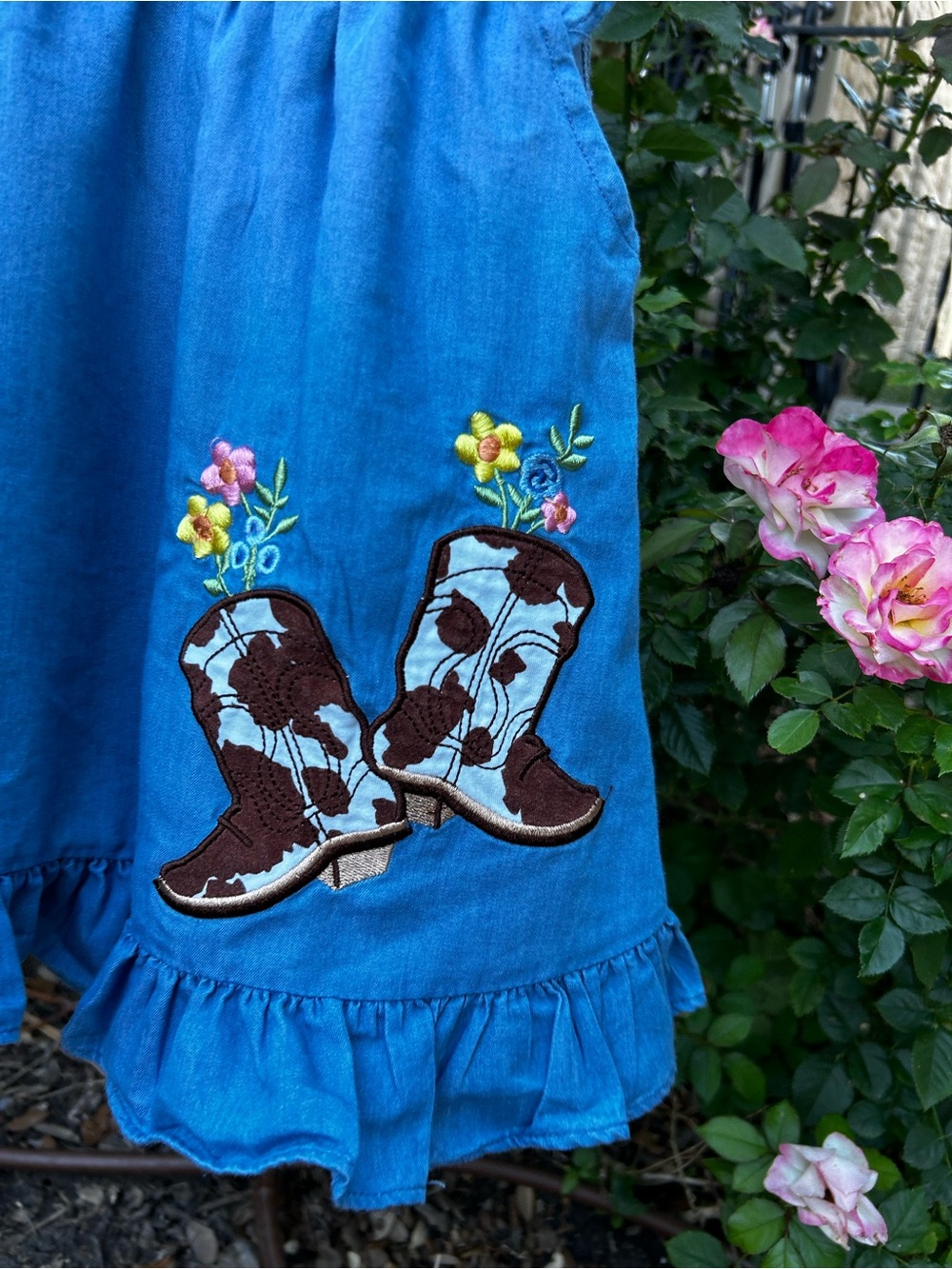 Rodeo Romp Girls Dress - Picture 6 of 11